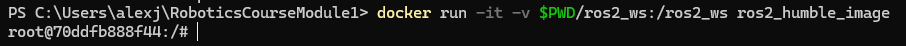 Docker container generated example.