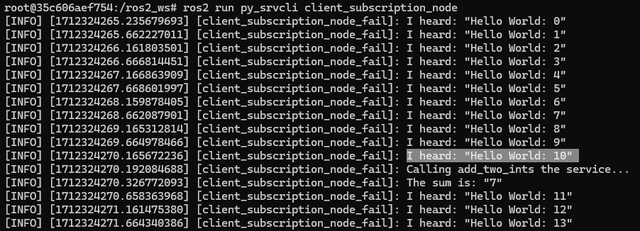 Simpler problem result example.